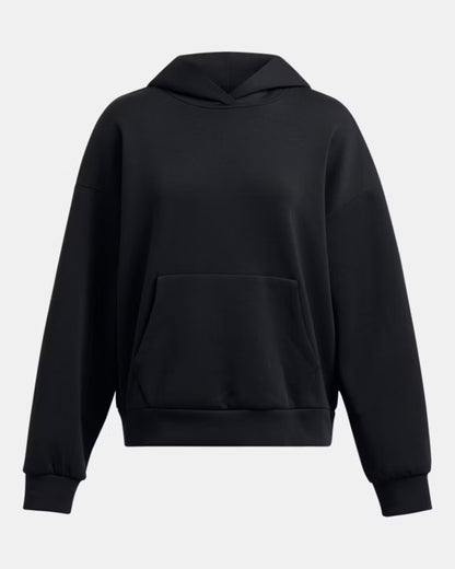 Women's Heavyweight Fleece Black Oversized Hoodie