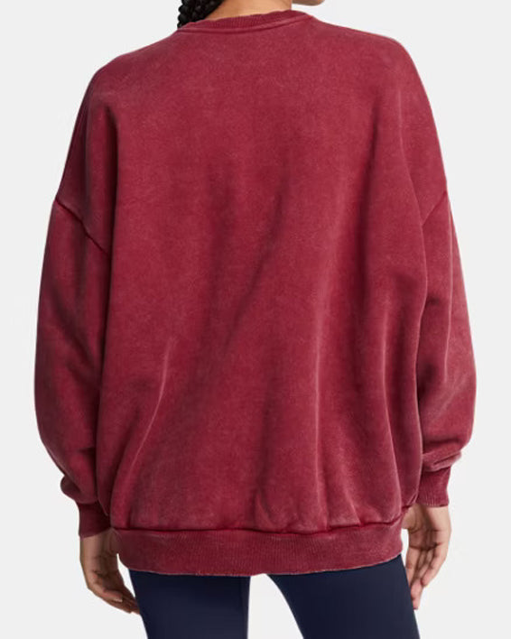 Womend Heavy weight Oversized Maroon Shirt