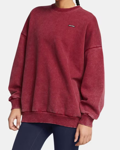 Womend Heavy weight Oversized Maroon Shirt