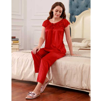 Women Two Piece Night Pajama Set