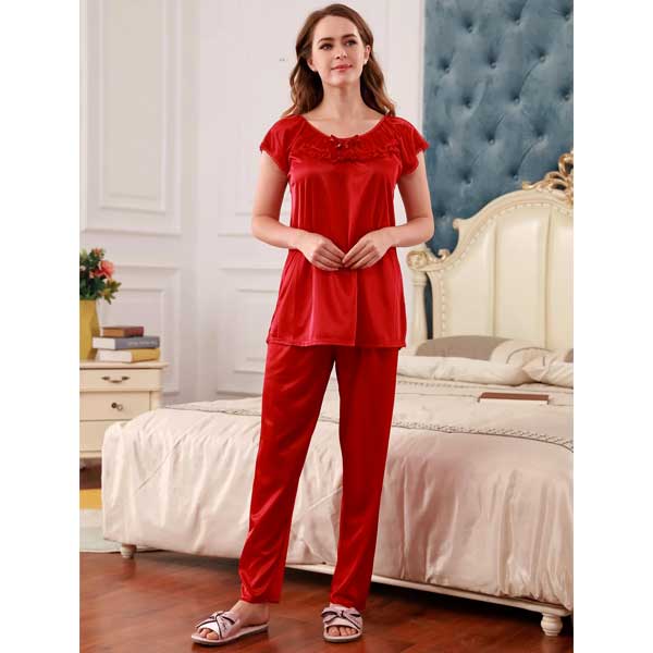 Women Two Piece Night Pajama Set